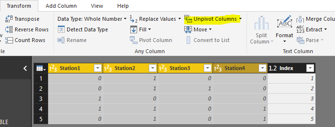 Solved: multiple columns if value=1 write column name in s ...