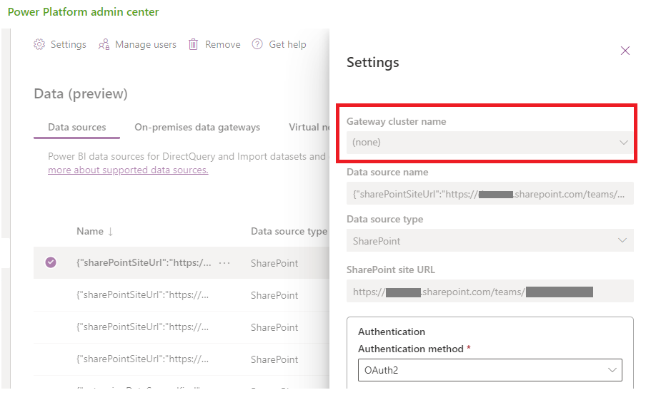 Solved: Setting up Data Sources in Power Platform - Microsoft Fabric ...
