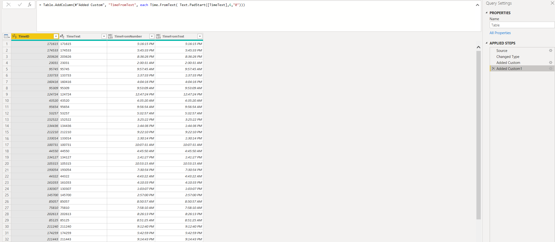 Solved: Convert time id into time in Power Query - Microsoft Fabric ...
