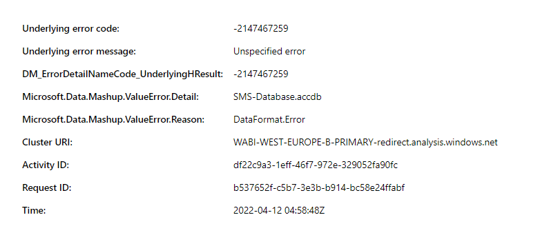Refresh failure in Power bi Service using On premi... - Microsoft ...