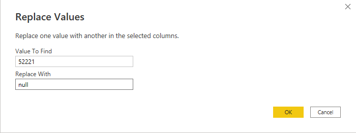 Solved: Remove Values in column - Microsoft Fabric Community
