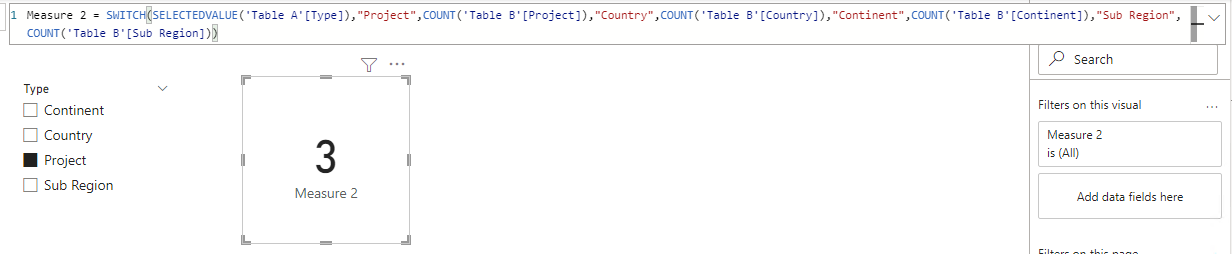 Creating a dynamic text field in DAX - Microsoft Fabric Community
