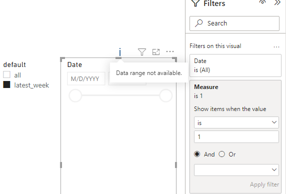 Solved: Custom default date on date range slicer - Microsoft Fabric ...