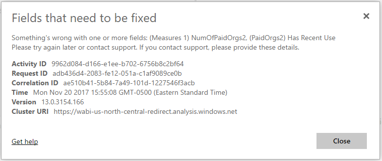Power BI online missing data - Microsoft Fabric Community