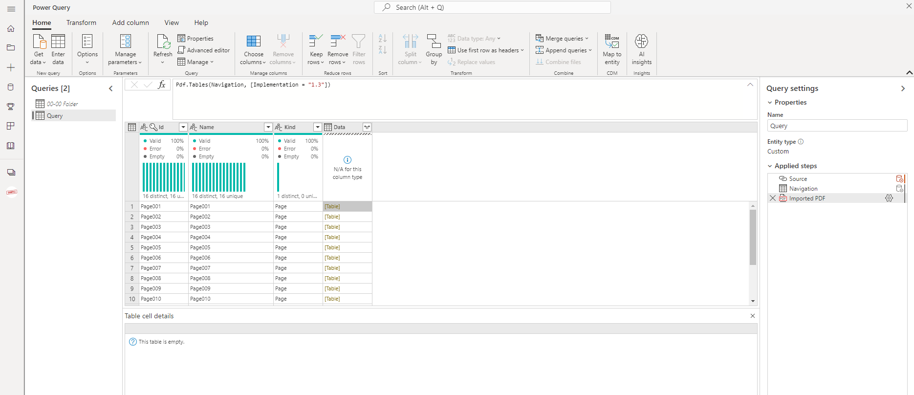 Solved: Dataflow of PDF import - Microsoft Fabric Community