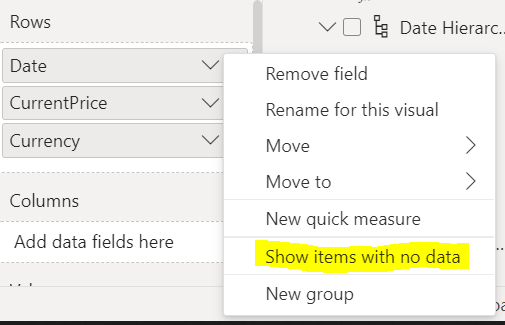 Create Rows to the table where the data is missing... - Microsoft ...