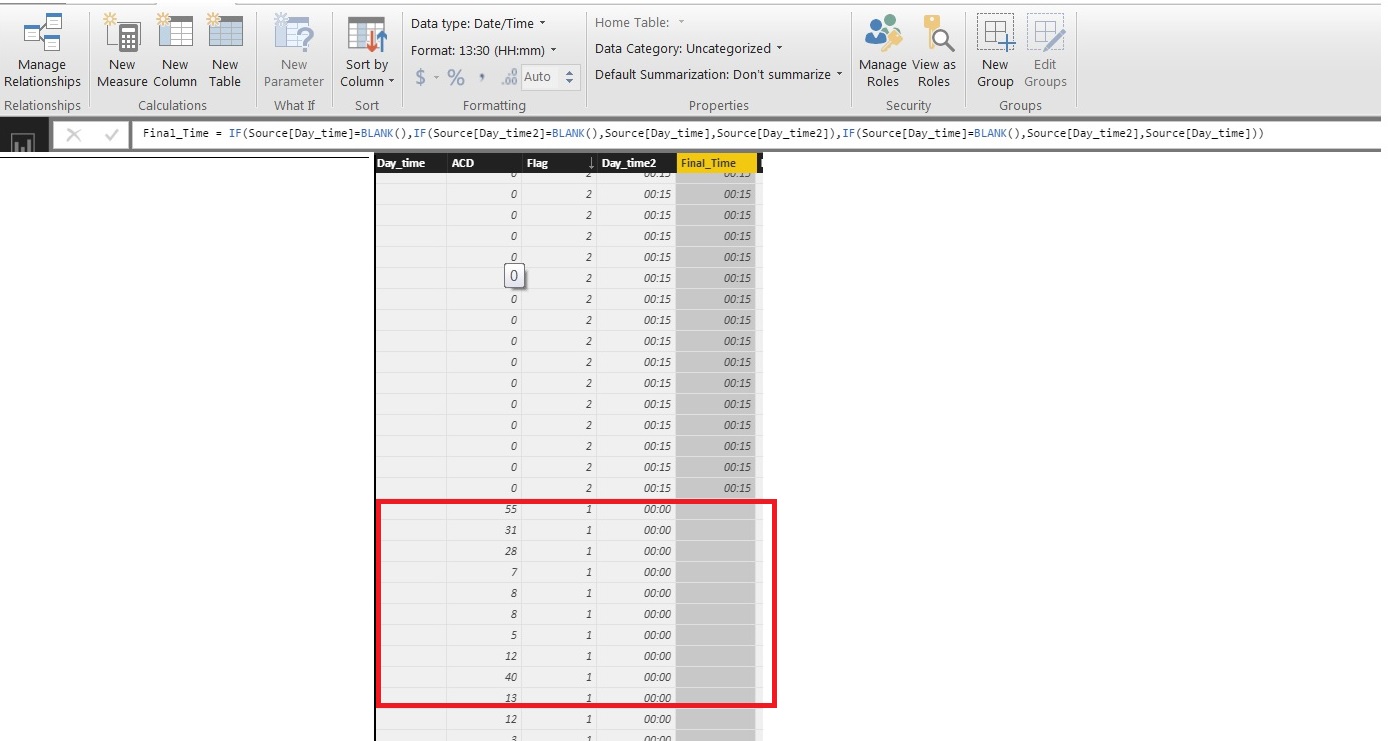 Solved: update blank Values in formula column - Microsoft Fabric Community