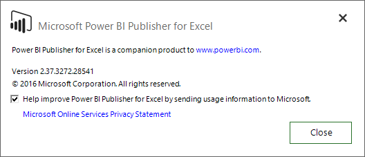 Power BI Publisher for Excel not working - Microsoft Fabric Community