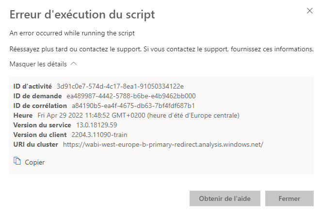 Script Runtime Error for Python Visuals - Microsoft Fabric Community