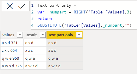 Solved: Separate the text value in the column - Microsoft Fabric Community