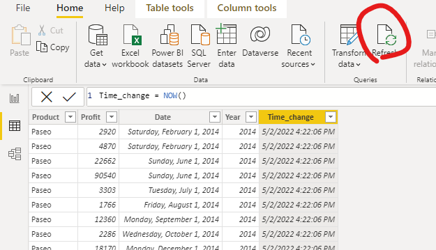 Solved: Fixed or static column in table - Microsoft Fabric Community