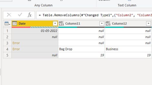 Solved: Set specific column as header - Microsoft Fabric Community