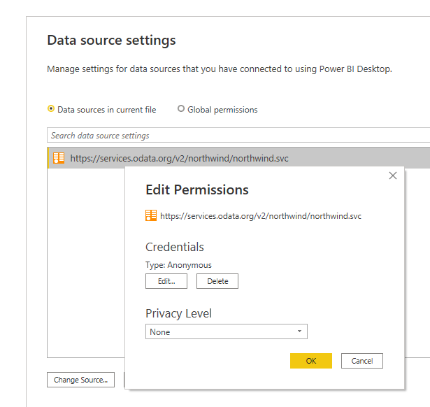 Solved: Odata feed connection issue - Microsoft Fabric Community