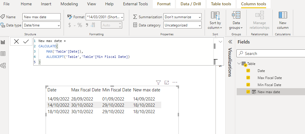 Solved: Max date of column based on 2 columns - Microsoft Fabric Community