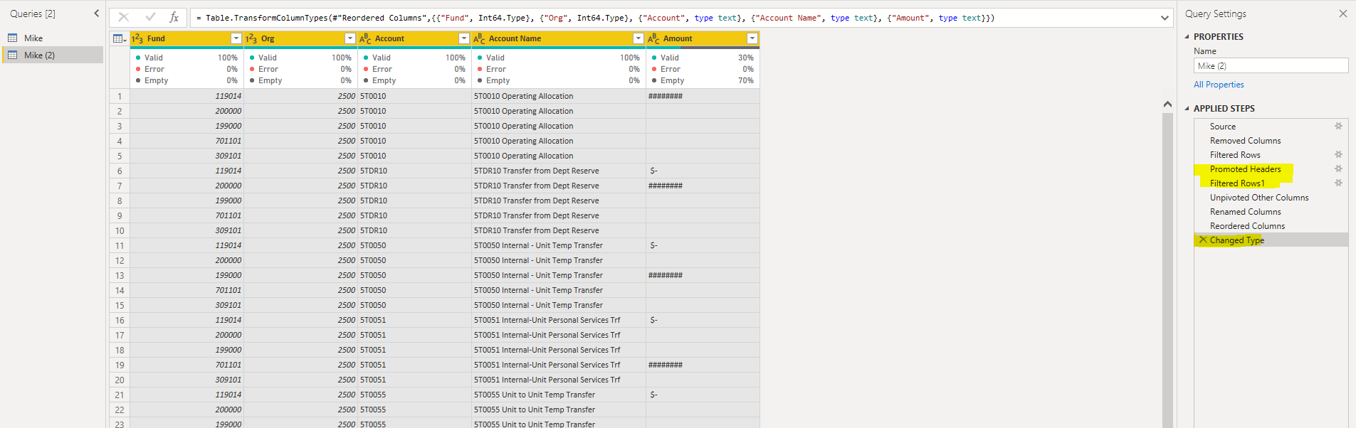 Solved: Add/Append column header (title) to new row - Microsoft Fabric ...