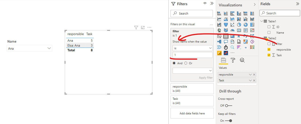 Solved: slicer to filter all name occurrences - Microsoft Fabric Community