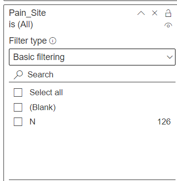 Not all values showing in filter - Microsoft Fabric Community