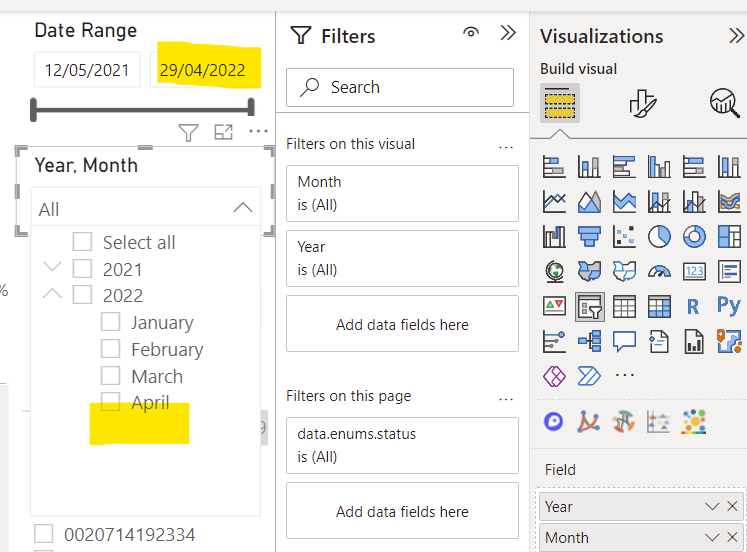 Odd issue with date slicers and visual filters - Microsoft Fabric Community