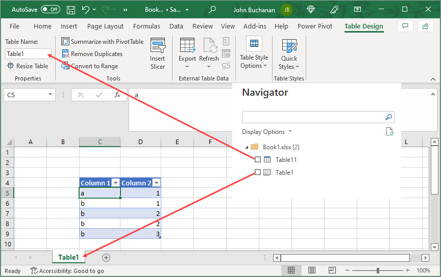 Solved: Power BI chaning excel Tables names. - Microsoft Fabric Community