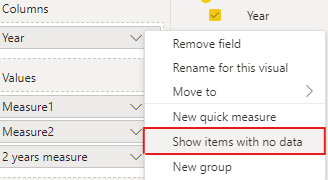 Sum values of multiple columns per row in matrix - Microsoft Fabric ...