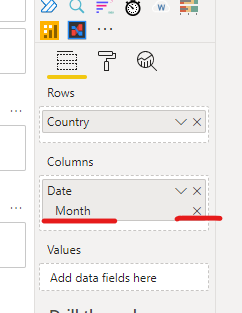 Time Matrix Using Only Month - Microsoft Fabric Community