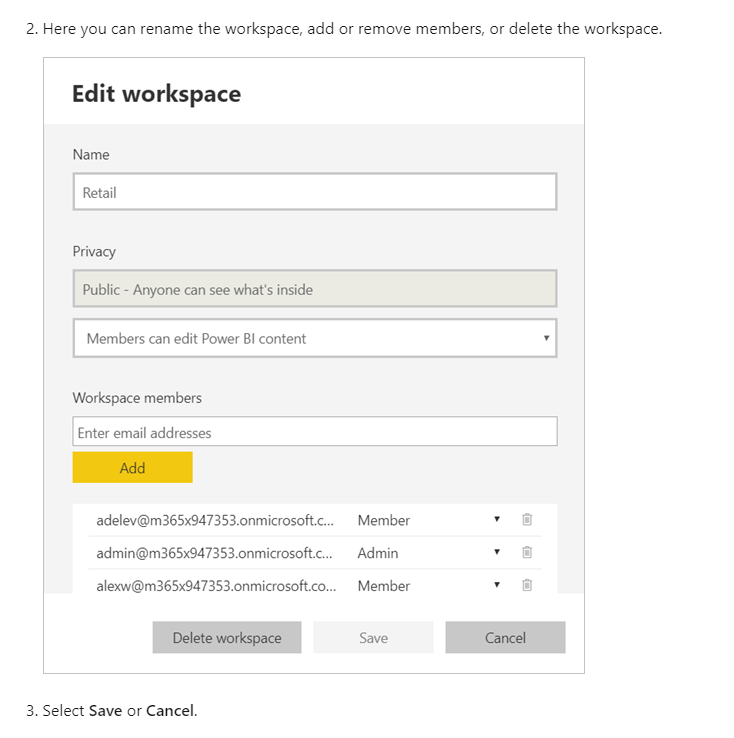 Solved: Edit the workspace option is gone - Microsoft Fabric Community