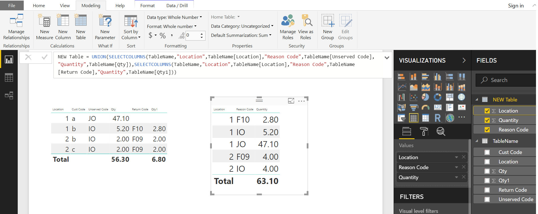 Re: How to combine two columns from the same table - Microsoft Fabric ...