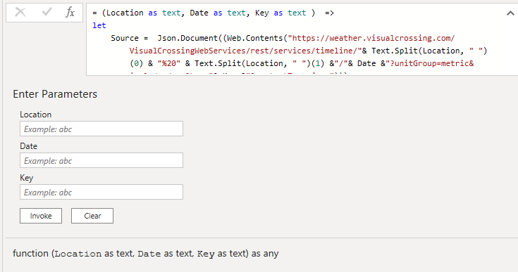 Solved: JSON API Query Taking Parameters Expression.Error ...