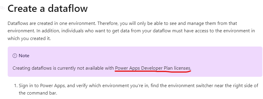 Dataflows option not there in dataverse in power a... - Microsoft ...