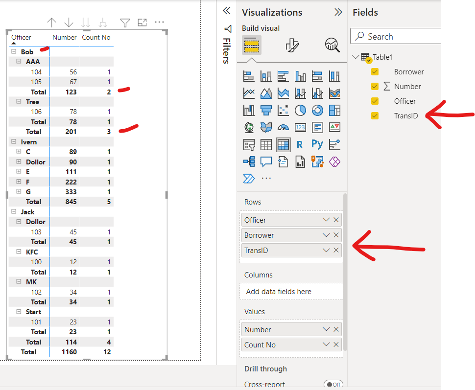 Solved: Matrix or Table Please Help - Microsoft Fabric Community