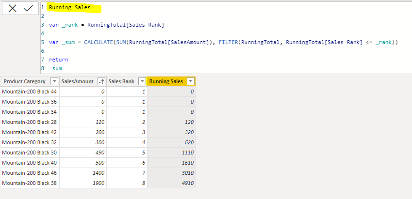 Solved: Running value is not working as expected - Microsoft Fabric ...