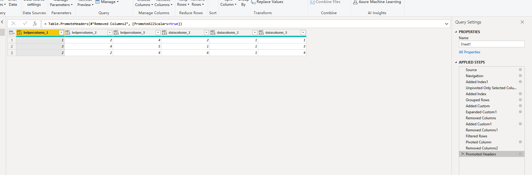 Solved: How to make column numbering not consecutive over ...