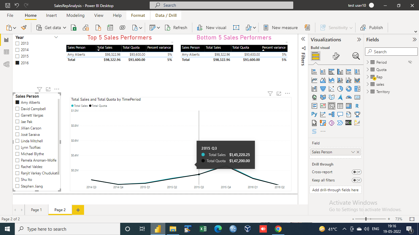 Slicer filter to a Indivial visual - Microsoft Fabric Community