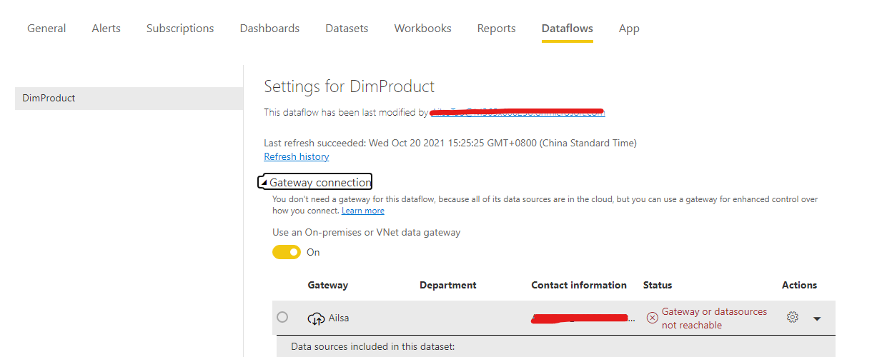 BigQuery dataflow not refreshing - Page 2 - Microsoft Fabric Community