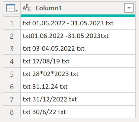 Solved: Find dates in text - Microsoft Fabric Community