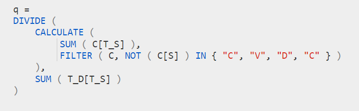 Solved: NOT IN dax showing wrong counts - Microsoft Fabric Community