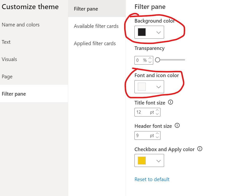 color filters - Microsoft Community