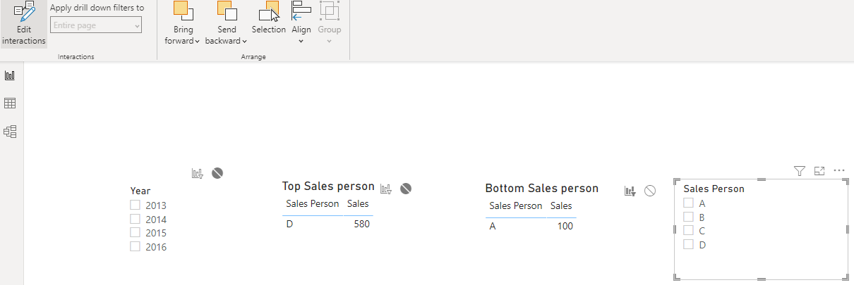 Slicer filter to a Indivial visual - Microsoft Fabric Community