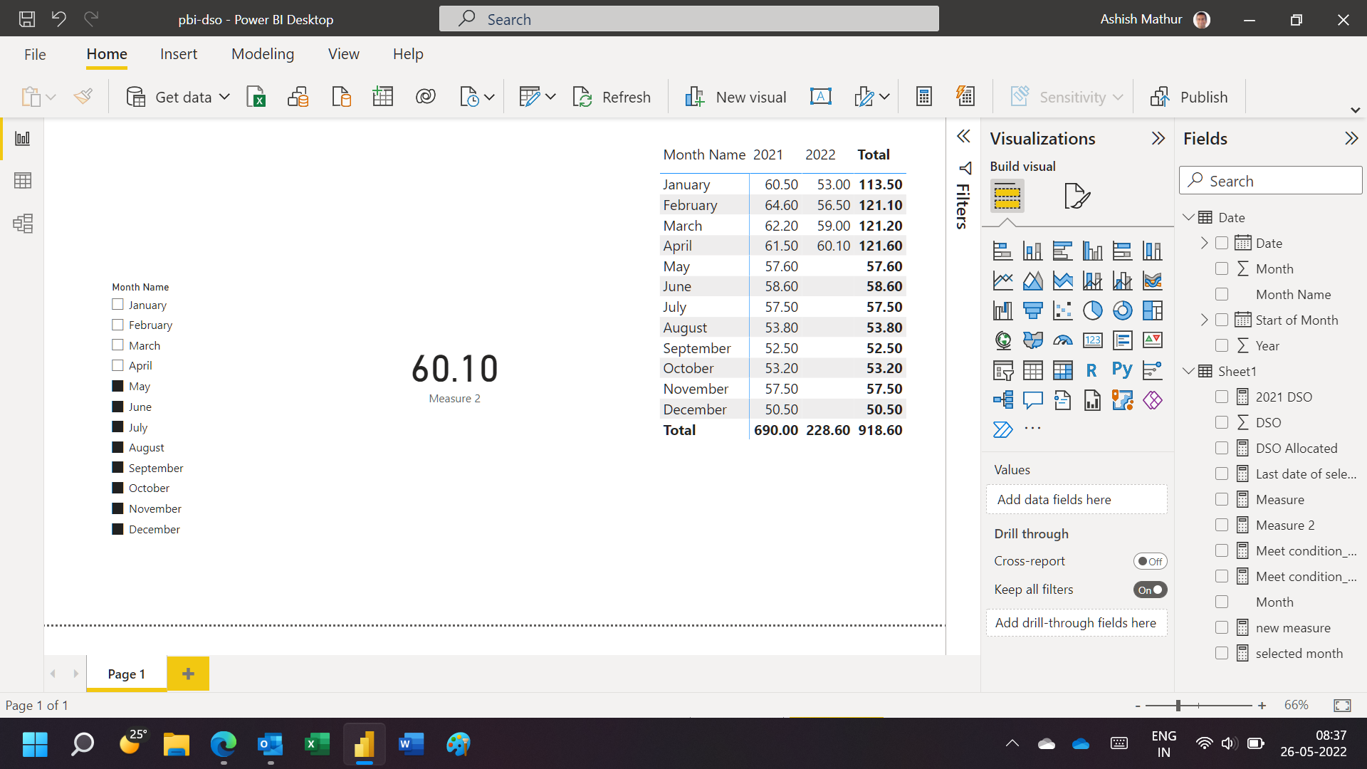 Solved: Return Latest Value Using Date Slicer - Microsoft Fabric Community