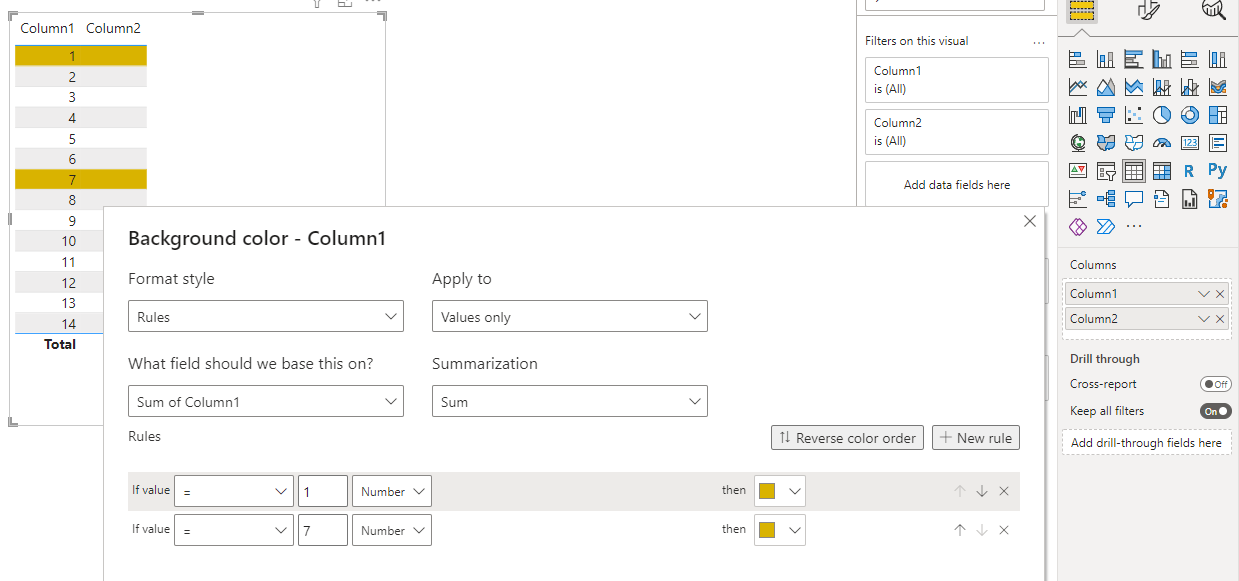 Solved: Highlight weekend rows in matrix - Microsoft Fabric Community