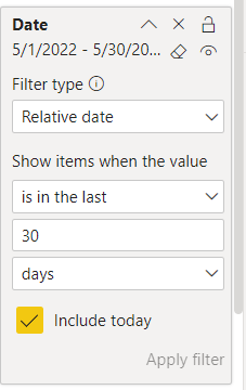 Date filter makes visuals blank - Microsoft Fabric Community