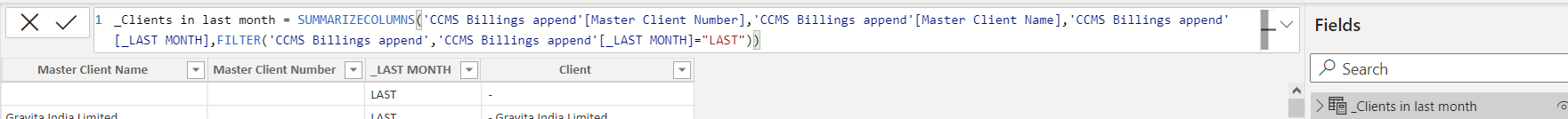 Solved: Create a summarize table filtered by last month - Microsoft ...