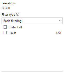 True value not showing in filter - Microsoft Fabric Community