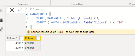 Solved: DAX error, columns did not recognized - Microsoft Fabric Community