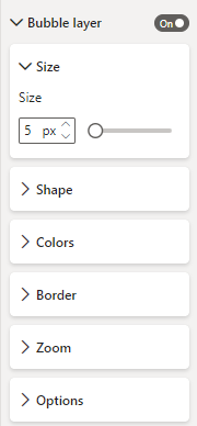 Power BI Azure Map Bubble Size - Microsoft Fabric Community