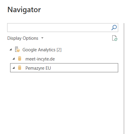 Google Analytics connection not showing any data - Microsoft Fabric ...