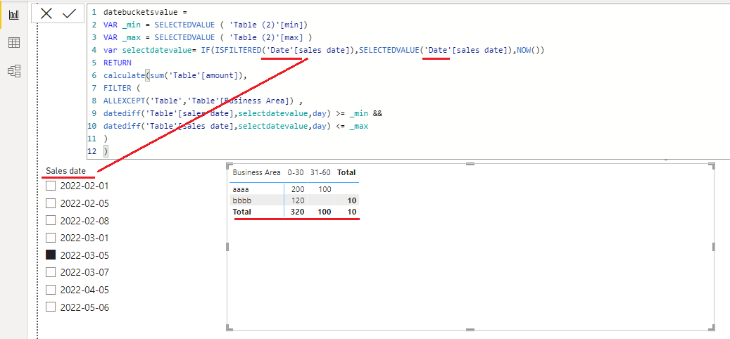 Solved: Matrix column grandtotal incorrect - Microsoft Fabric Community