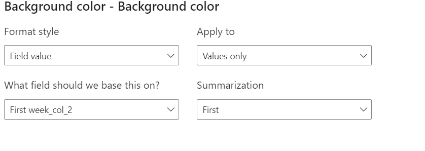 Colorful Matrix - Microsoft Fabric Community