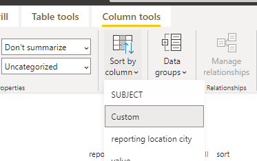 Matrix Table Column Sorting and Top 5 - Microsoft Fabric Community