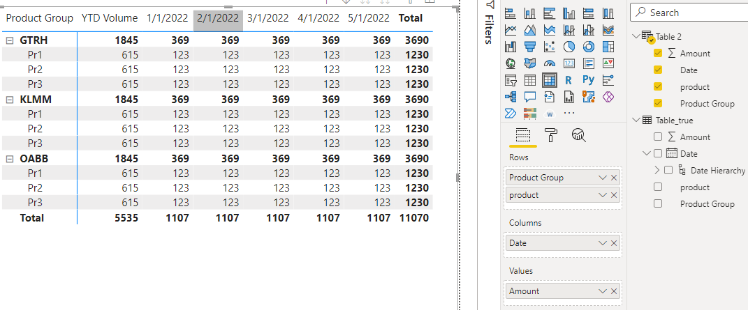 Solved: matrix visual add measure column - Microsoft Fabric Community